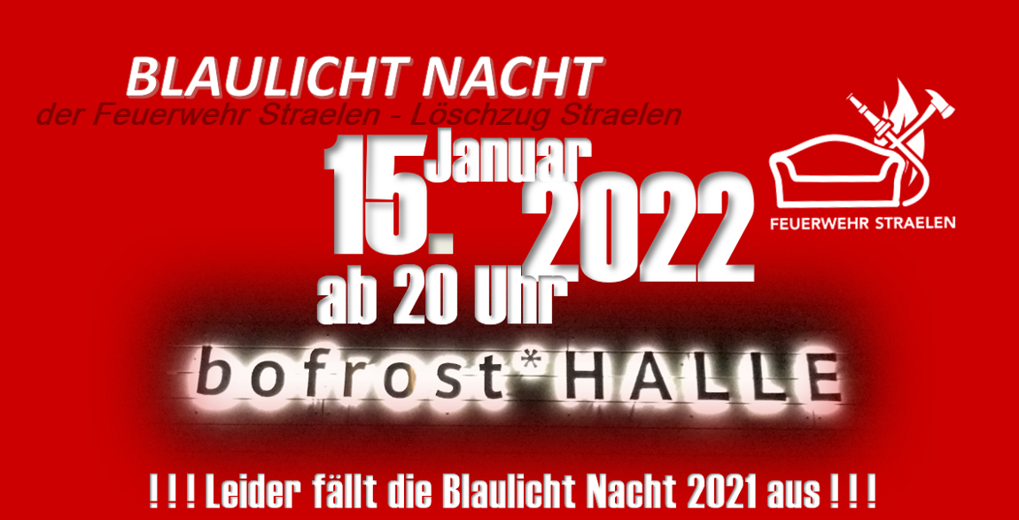 Blaulicht Nacht Straelen